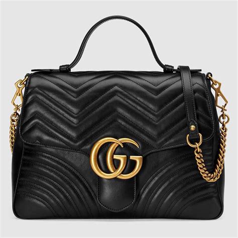 blck gucci bag|Gucci handbags women.